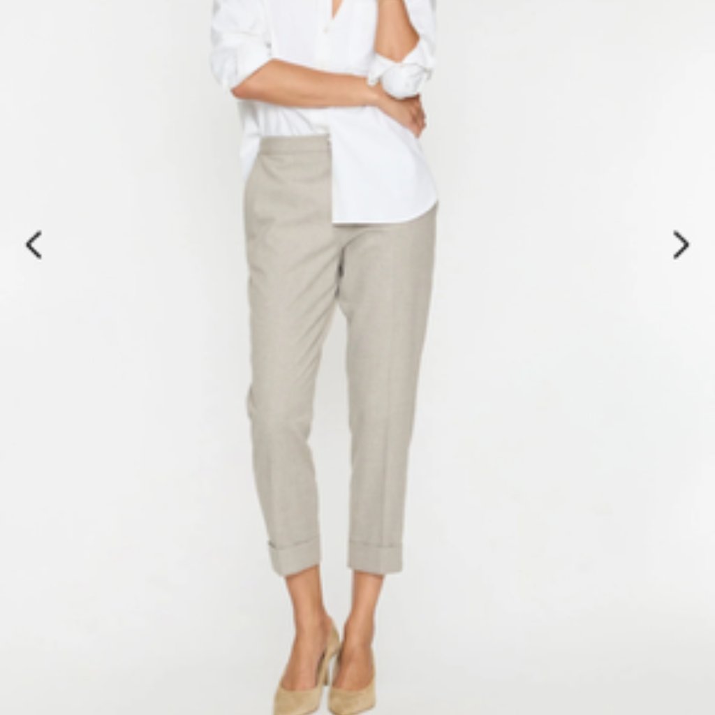 Brochu Walker//The Westport Brushed Pant//Whisper Melange Size Small